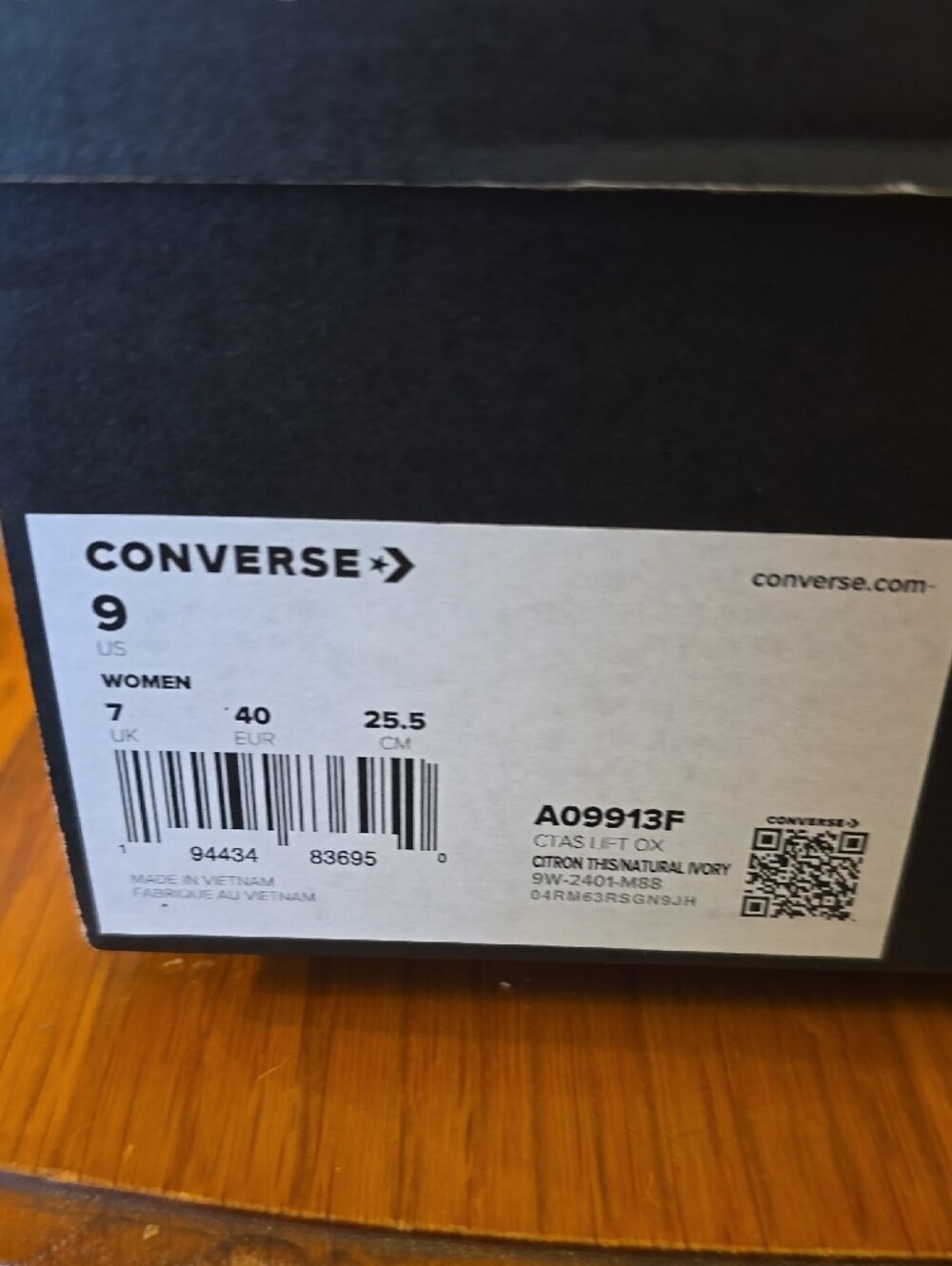 Converse Low-Top Canvas Sneaker in Pale Green with White Sole - Picture 7 of 7
